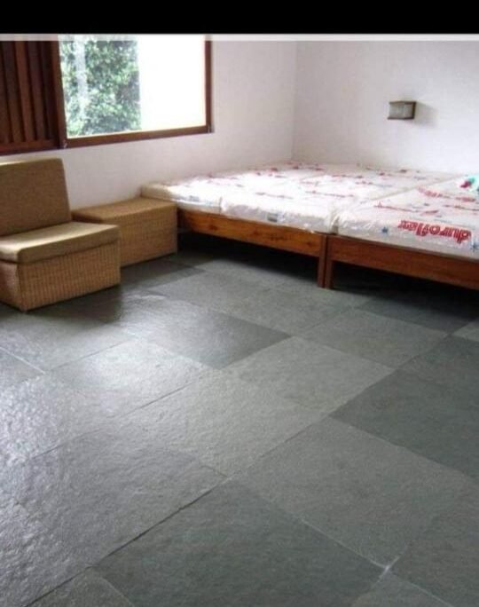 Kota blue leather finish river wash